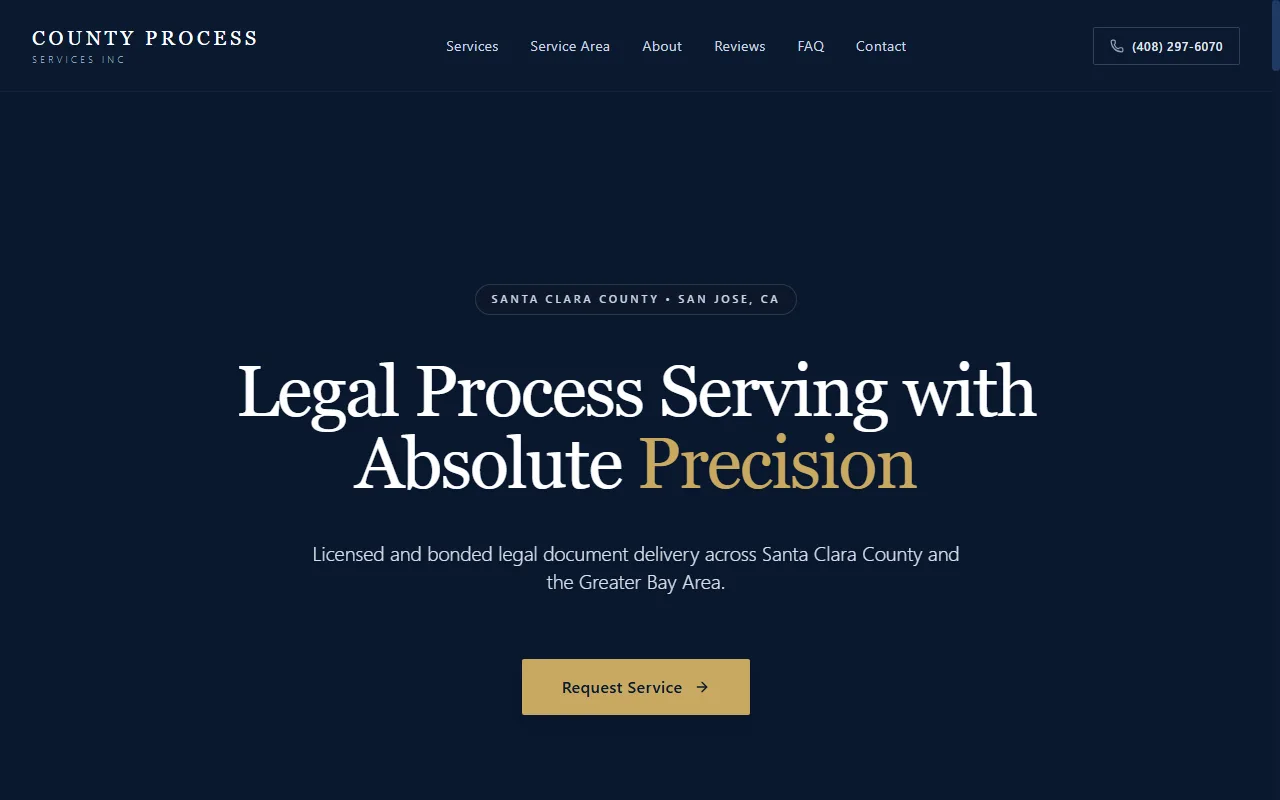 County Process Services Inc — Legal Process Servers | AR Webcrafts